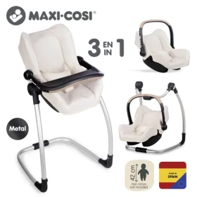 SMOBY Autosedačka a židlička 3v1 Maxi-Cosi Quinny béžová