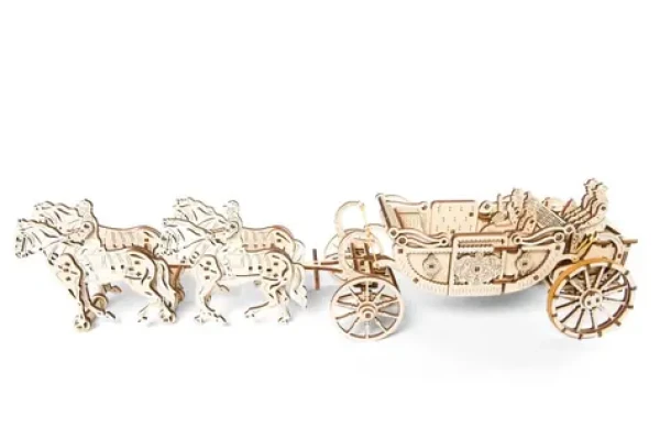 Ugears 3D puzzle Královský kočár 290 ks