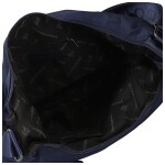 Trendy dámská textilní crossbody kabelka Coveri Iballa, tmavě modrá