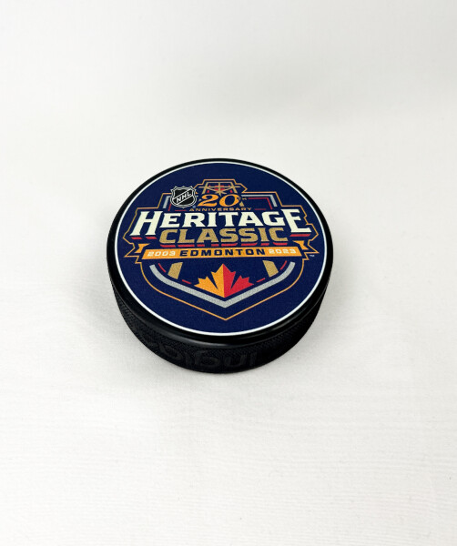 Inglasco / Sherwood Puk Heritage Classic 2023 Edmonton Generic Souvenir Puck Bulk