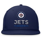 Fanatics Pánská kšiltovka Winnipeg Jets NHL Authentic Pro A/Cap Flat Brim Square Visor Structured Adjustable