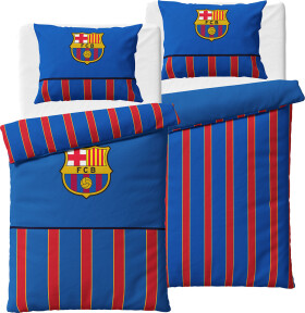 Fotbalové povlečení FC Barcelona Half of Stripes