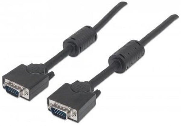 Manhattan Monitor Cable SVGA HD15 M-HD15 M 3m s feritovými jádry / černý (317733)