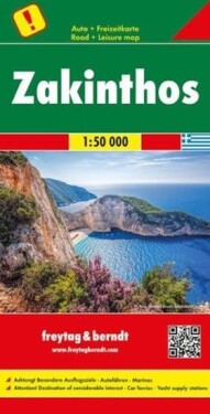 AK 0838 Zakynthos 1:50 000 / automapa + mapa pro volný čas (10 nejlepších tipů)