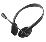 Trust Ziva Chat Headset / Herní sluchátka s mikrofonem / 3.5mm jack / 1.8m (21517-T)