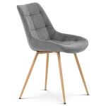 Jídelní židle, šedá, látka, CT-394 GREY2