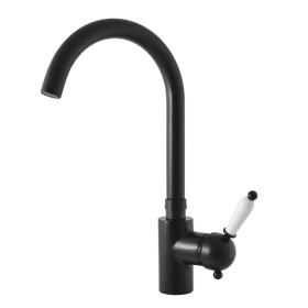 RAV Slezák - LABE - Dřezová baterie, Černá matná, Černá - matná, 3/8" L519.0/4CMAT