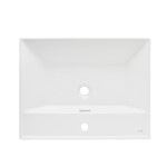 Nábytkové umyvadlo SAT B-Way 61x46,5 cm bílá matná otvor pro baterii uprostřed SATBW6046MW SATBW6046MW