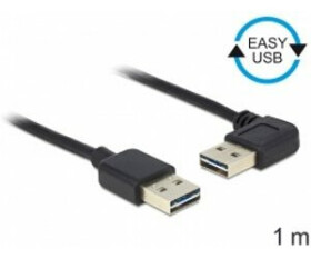 DeLock Kabel EASY-USB 2.0-A samec samec pravoúhlý / 1 m (83464)