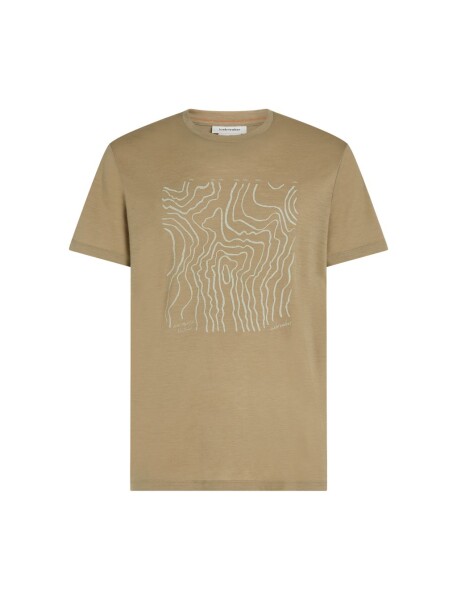 ICEBREAKER Mens Merino 150 Tech Lite SS Tee Great Heights, Cumin velikost: S