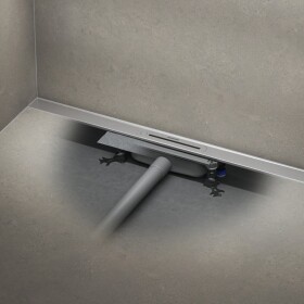 SET Sprchový žlab Kaldewei Flowline Zero 90 cm nerez nerezová ocel a odtoková souprava FlowDrain Flat 940000010930+687744810000 KALDEWEISET24