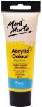 Mont Marte akrylová barva 75ml - žlutá (Medium Yellow), tuba