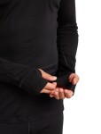 ICEBREAKER M 200 ZoneKnit LS Crewe, Black velikost: XL