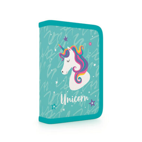 OXYBAG Školní penál jednopatrový s vybavením Unicorn iconic (134265)