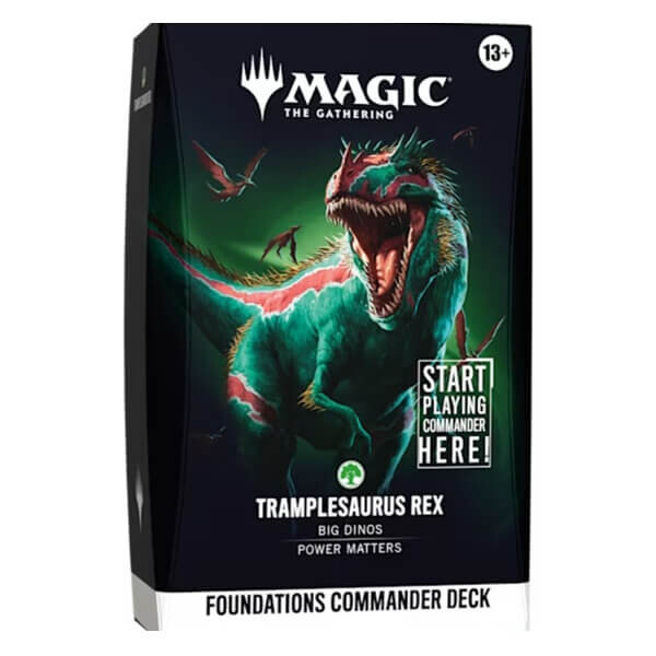 Magic The Gathering Foundations Commander Deck - Tramplesaurus Rex