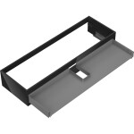 MEXEN - Box-A skříňka pro umyvadlo 140, 1 šuplík, černá lesk 91AX0-1400-235-1-70