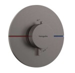 HANSGROHE - ShowerSelect Comfort Termostatická baterie pod omítku, kartáčovaný černý chrom 15559340
