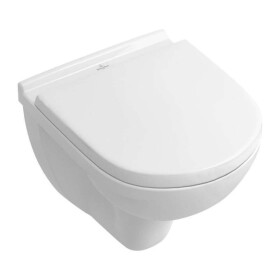 VILLEROY & BOCH - O.novo Závěsné WC Compact se sedátkem SoftClosing, DirectFlush, alpská bílá 5688HR01