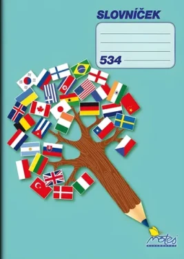 Slovníček 534 / Sešit na slovíčka / A5 / 30 listů / linkovaný (USN534)