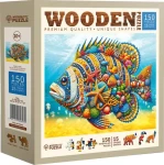 WOODEN CITY Dřevěné puzzle Módní ryba