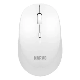 Marvo WM103WH bílá / Bezdrátová optická myš / 1600 DPI / 2.4GHz USB přijímač (WM103WH)