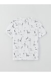 LC Waikiki Men's Crew Neck Short Sleeve Printed Combed Combed T-Shirt