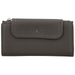 Trendy dámská koženková peněženka Coveri Elaya, tmavě šedá