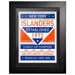 Mustang Obraz v rámu New York Islanders NHL 12 x 16 Dual Tone d