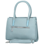 Módní dámská koženková kabelka do ruky Armin, světle modrá