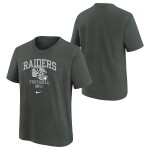 Nike Dětské tričko Las Vegas Raiders NFL Helmet Essential T-Shirt Anthracite (YOUTH)