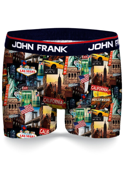 Pánské boxerky John Frank JFBD339 Dle obrázku XL