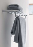 DURAVIT - D-Code Polička s držákem ručníků, délka 60 cm, chrom 0099251000