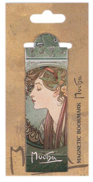 Magnetická záložka Alfons Mucha Ivy