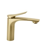 REA - Umyvadlová baterie PREMIUM Vision Gold Brush Low REA-B6342