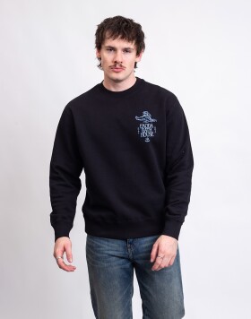 Edwin Ekoda Bath House Sweat Black garment washed M