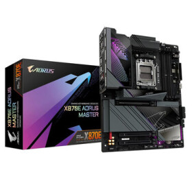 GIGABYTE X870E AORUS MASTER / AMD X870 / DDR5 / SATA III RAID / USB / 5GLAN / M.2 / sc.AM5 / ATX (X870E AORUS MASTER)