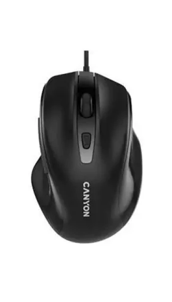 CANYON M-6 černá / Myš optická / USB / 800-3200 DPI / 6 tlačítek / ergonomická (CNE-CMS6)