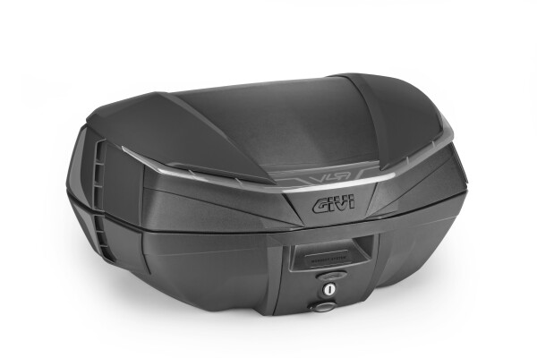 V49Nb Air kufr Givi černý (Monokey) s čirou optikou a černým víkem, objem 49 ltr., černá \"křidélka\"