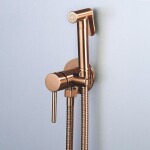 REA - Podomítková bidetová baterie LUNGO LOOP Copper Brush REA-B6314