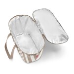 Chladící taška Reisenthel Coolerbag Summerstripes coffee