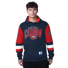 Starter Pánská Mikina Montreal Canadians END ZONE Fleece Hoodie Velikost: