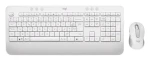 Logitech MK650 bílá / bezdrátová klávesnice s myší / CZ SK layout / Bluetooth (920-011034)