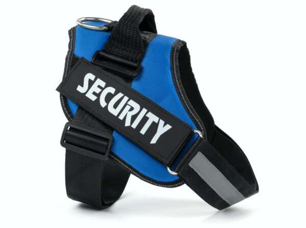 Security bezpečný postroj pro psa | 51 – 115 cm Barva: Modrá, Obvod hrudníku: 75 - 102 cm