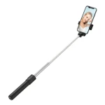 Wozinsky WRY1S Selfie tyč černá / Selfie tyč se stativem / Teleskopická 0,7 m