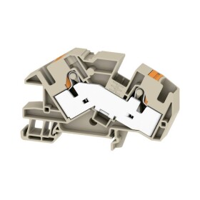 Weidmüller 2668740000 patrová instalační svorka pružinové připojení , konektor Tmavě béžová 20 ks