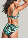 Dámská plavková podprsenka SW1642 Bali Full Cup Bikini zelené s listy - Panache 90JJ