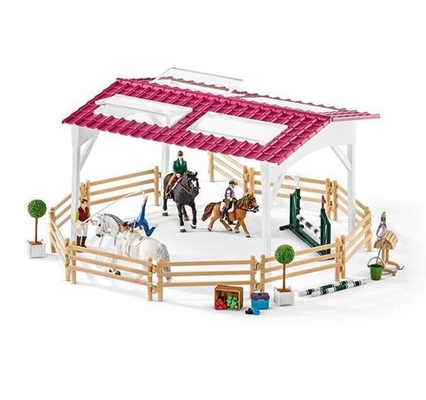 Schleich 42389 Jezdecká škola koňmi