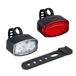 Solight Set nabíjecích cyklo svítilen / 160lm přední / zadní červená / IP44 / Li-Ion / USB (8592718036034)