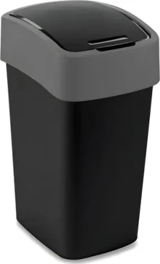Curver Odpadkový koš výklopný černá / Odpadkový koš / 47 x 34 x 26 cm (229415)