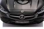 Mamido Dětské odrážedlo auto s vodící tyčí Mercedes černé